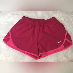 Womens Champion Duo Dry Workout Active Shorts Size Medium Pink